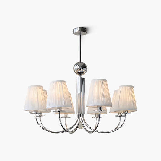 Simplicity Chrome Eclectic Crystal Chandelier