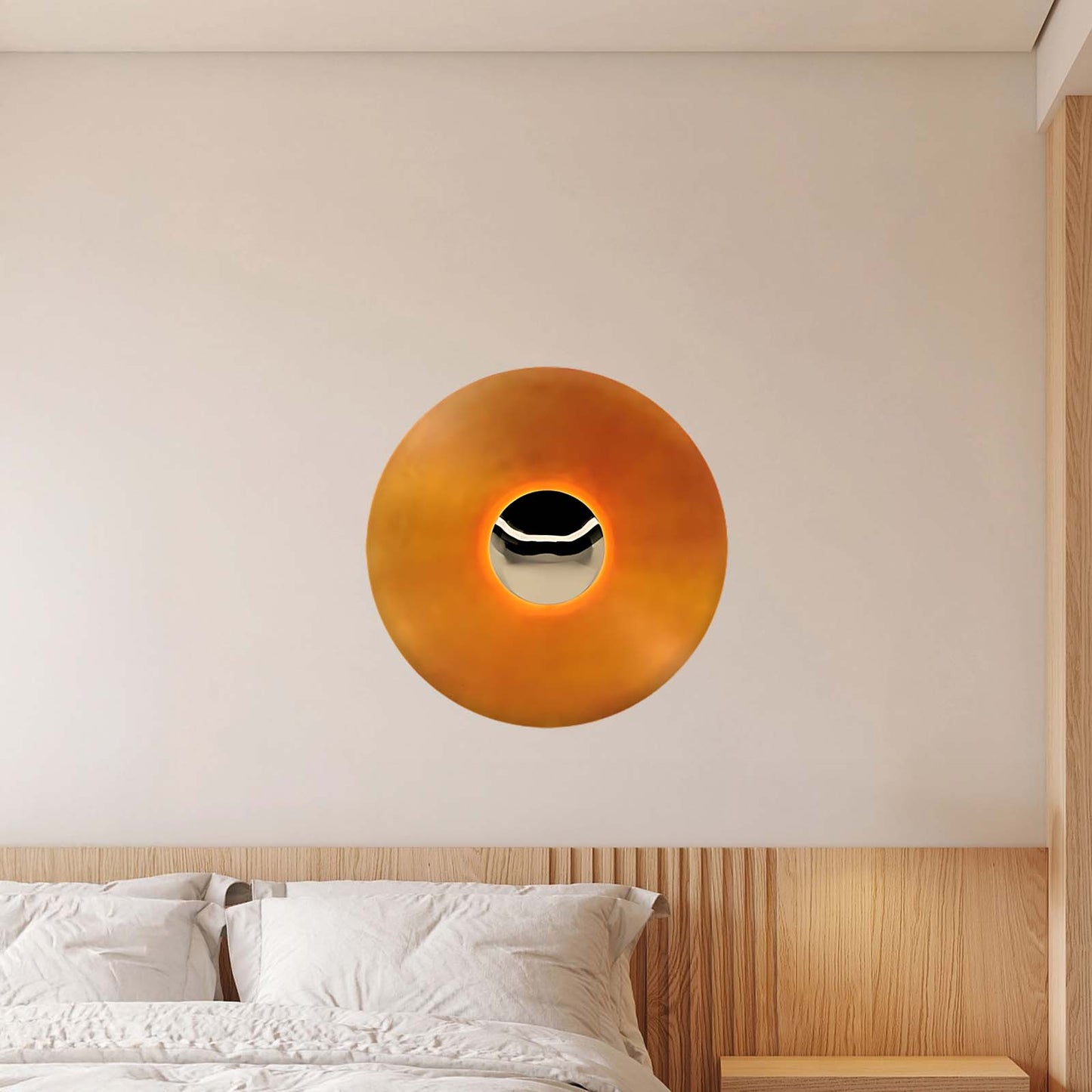 Simplicity Glow Eclectic Metal Wall Light