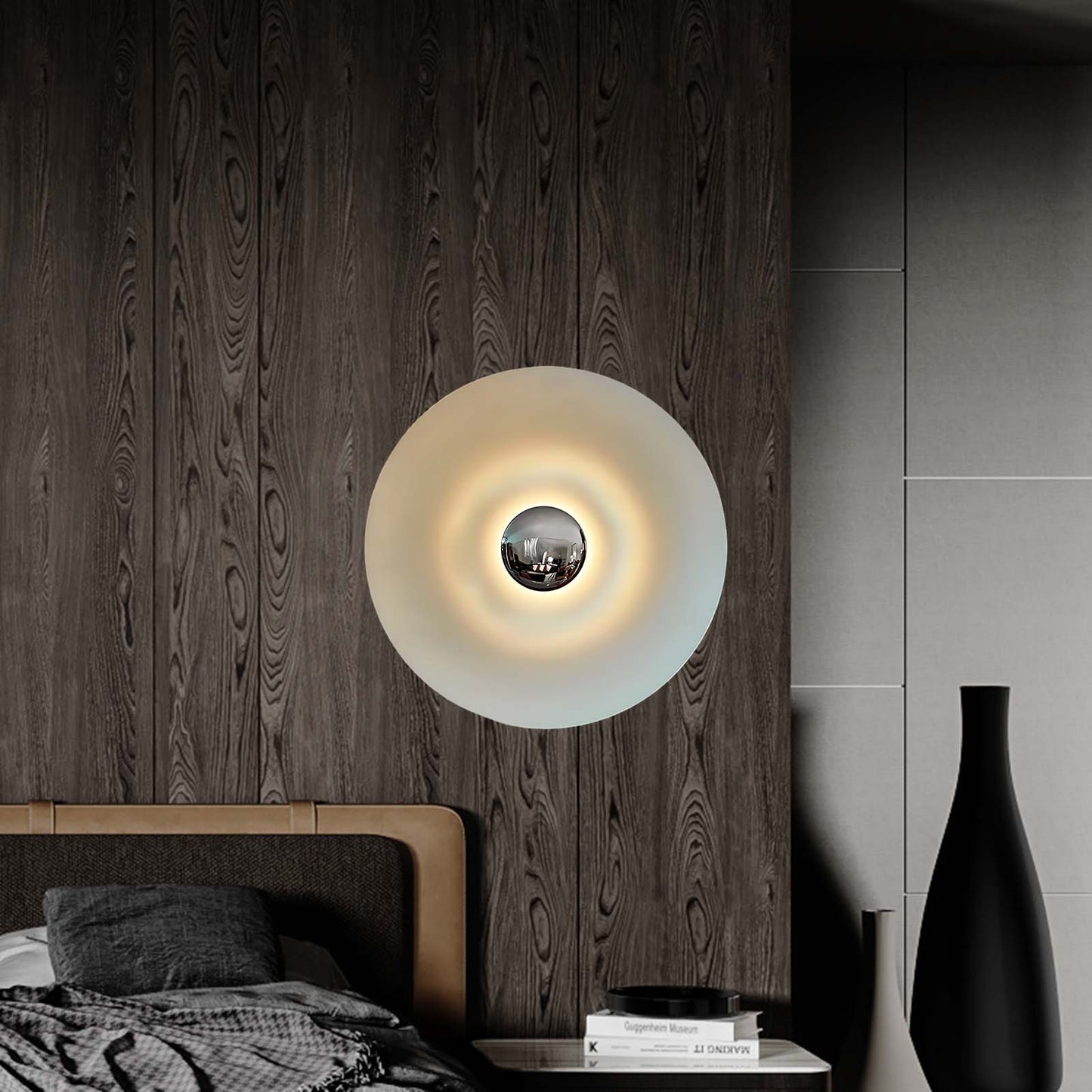 Simplicity Glow Eclectic Metal Wall Light