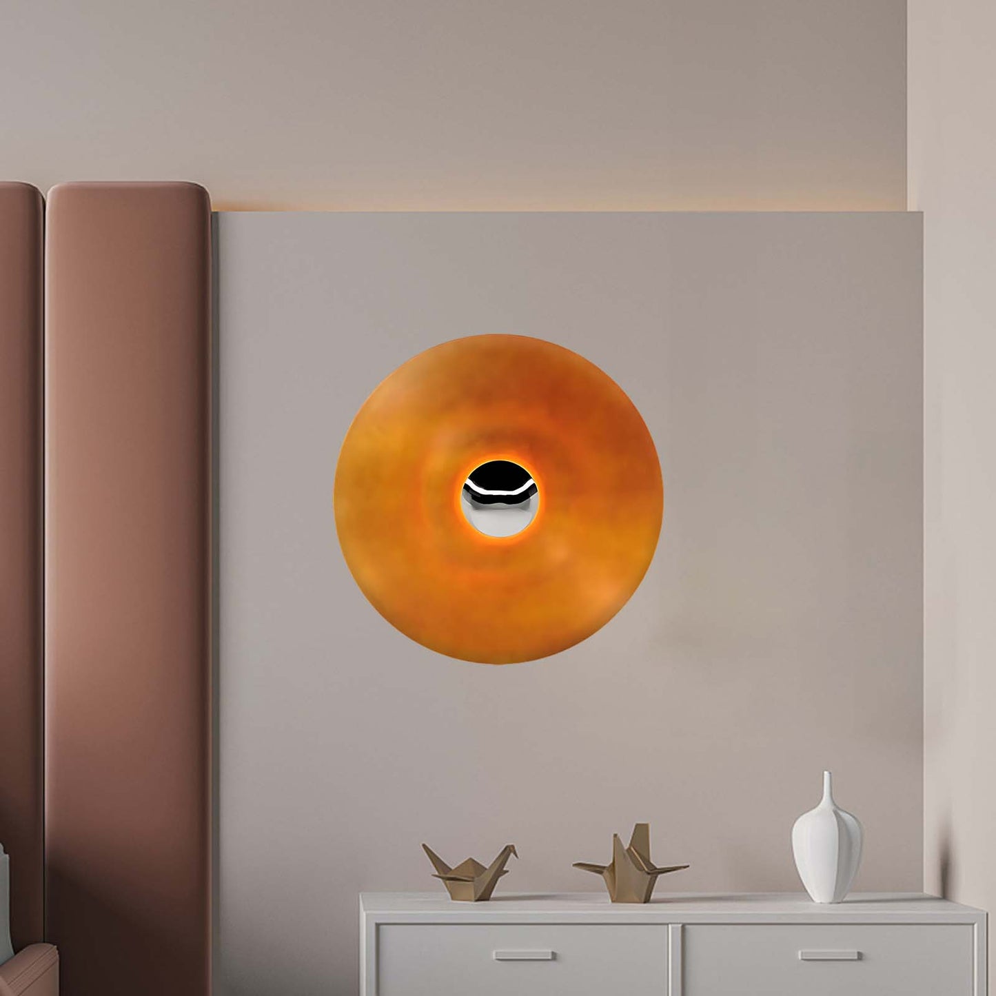 Simplicity Glow Eclectic Metal Wall Light