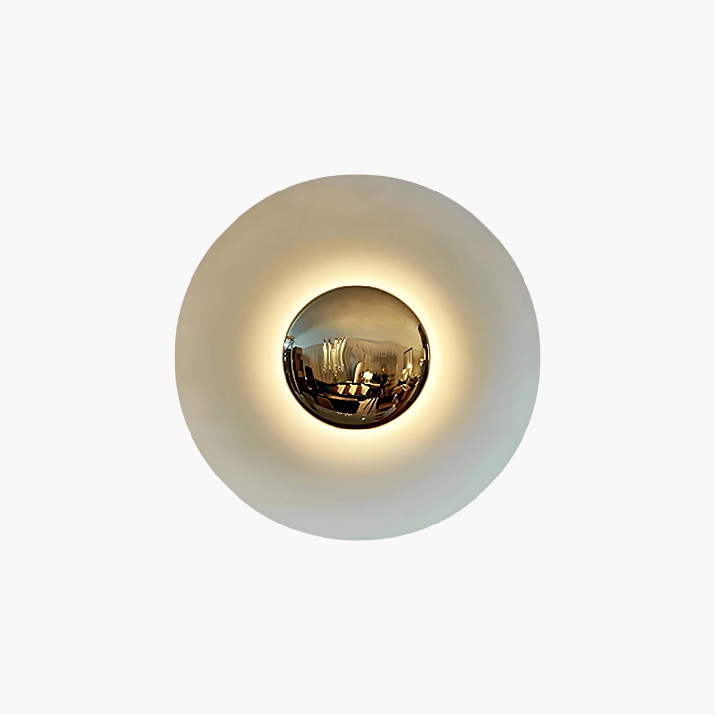 Simplicity Glow Eclectic Metal Wall Light