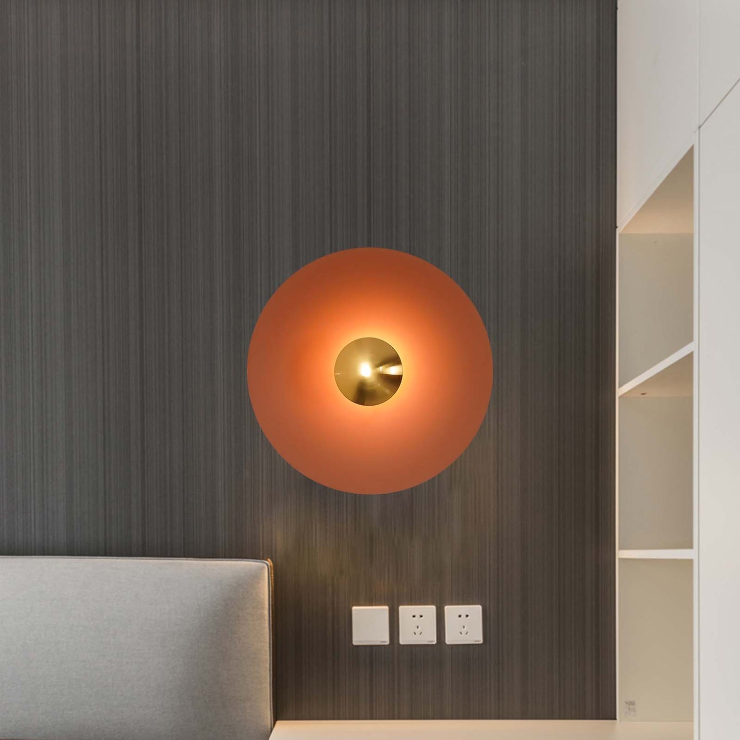 Simplicity Glow Eclectic Metal Wall Light