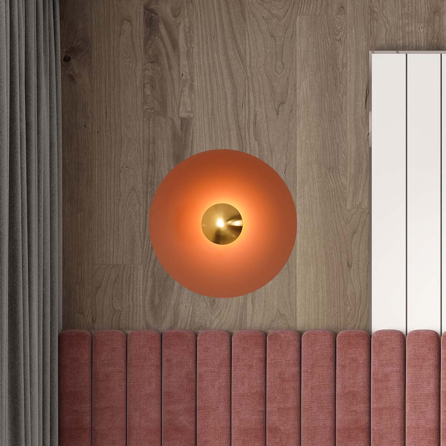 Simplicity Glow Eclectic Metal Wall Light