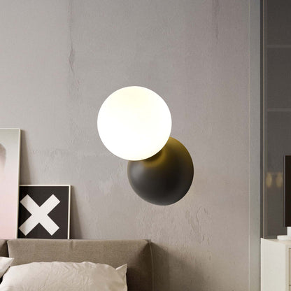 Single Globe Modern Crystal Wall Light