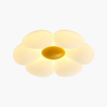 Six-leaf Flower Kids Room Eclectic Metal Ceiling Lamp