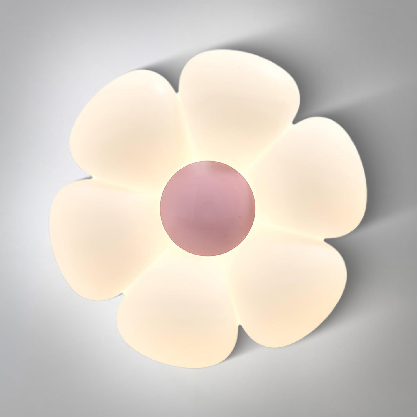 Six-leaf Flower Kids Room Eclectic Metal Ceiling Lamp