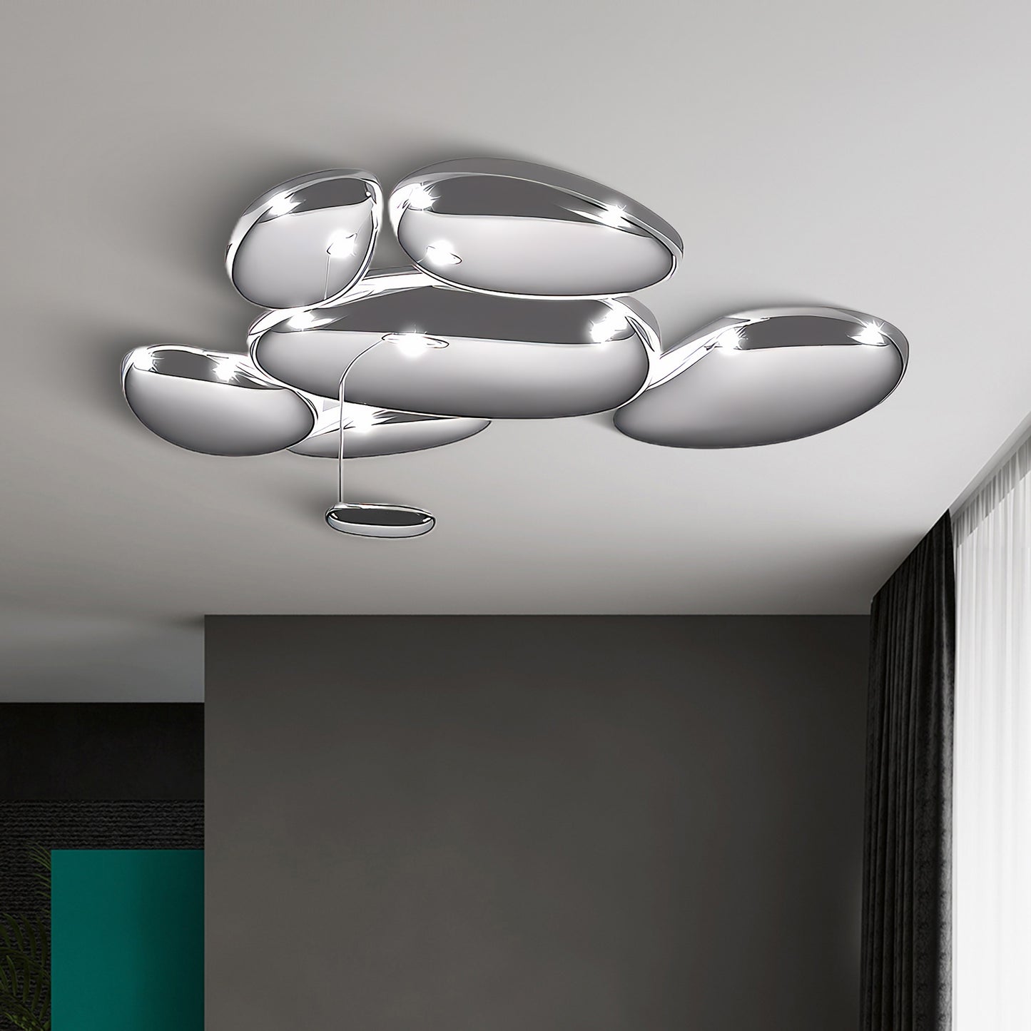 Skydro Art Deco Aluminum Ceiling Lamp