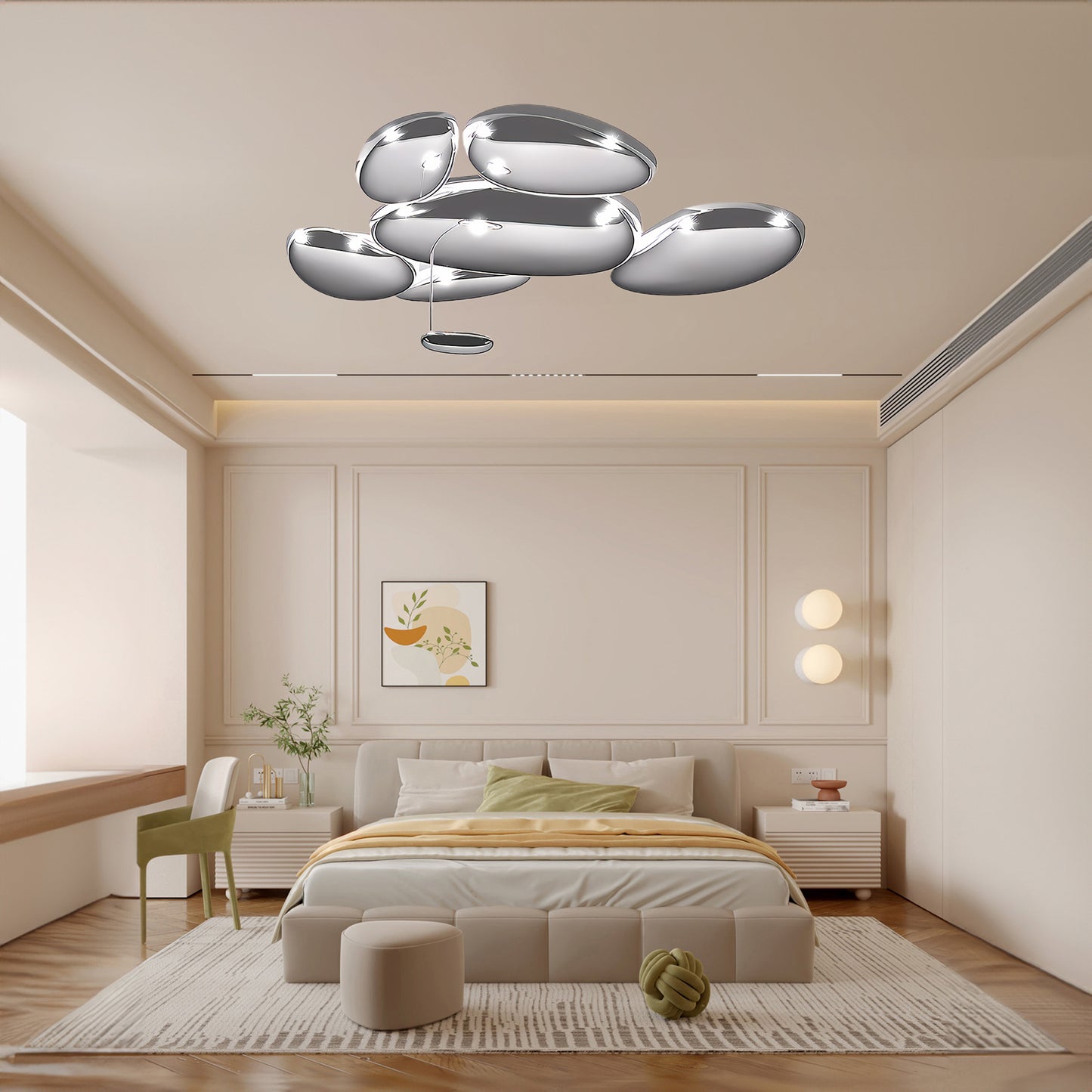 Skydro Art Deco Aluminum Ceiling Lamp