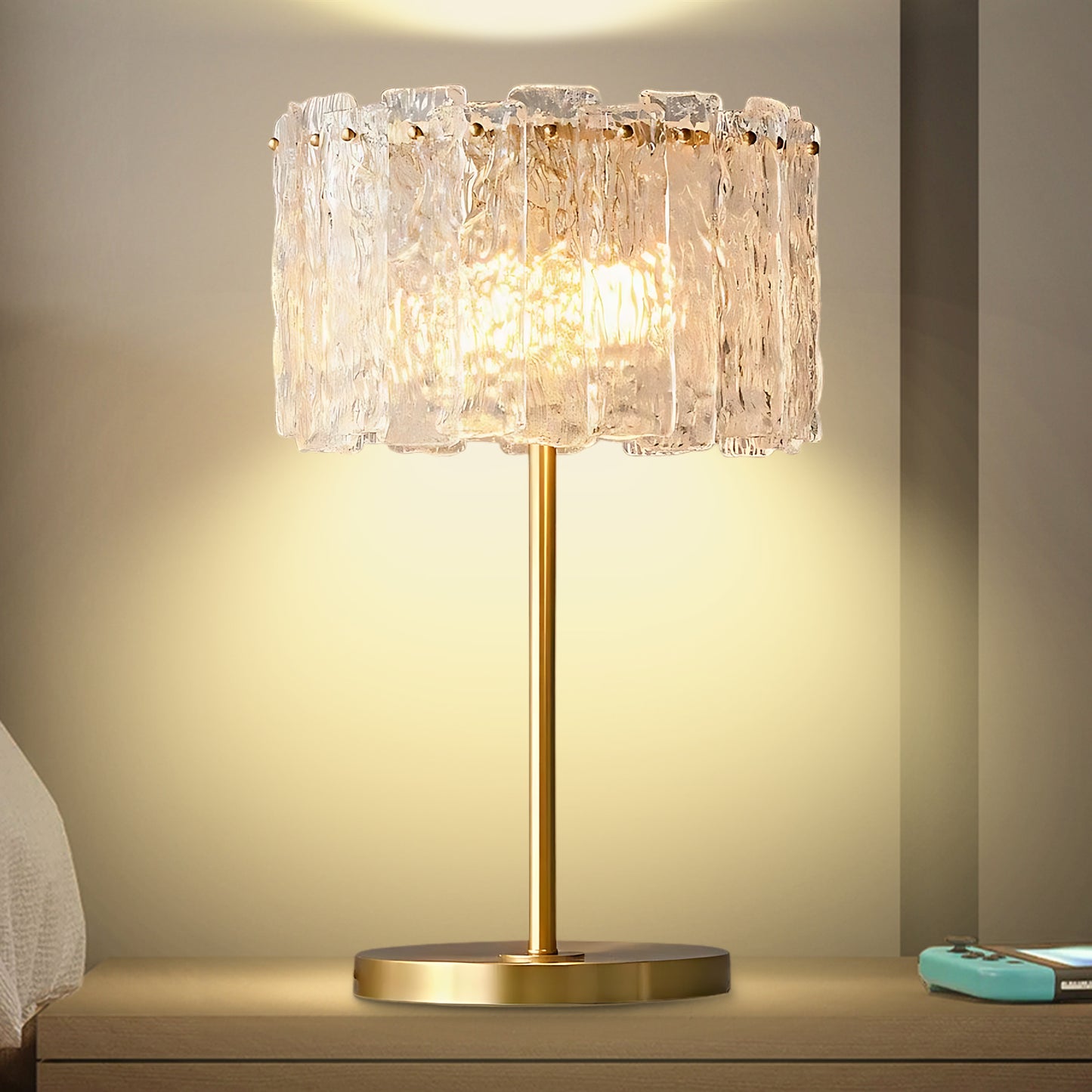 Skylar Art Deco Crystal Table Lamp