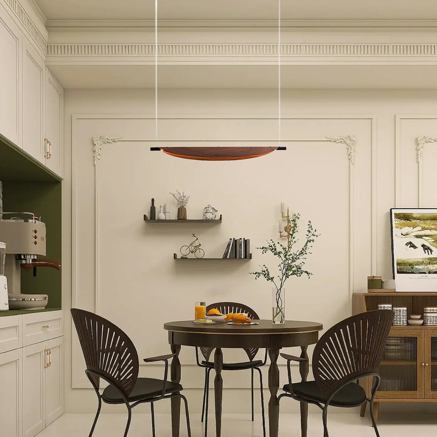 Sleek Board Modern Metal Pendant Lamp