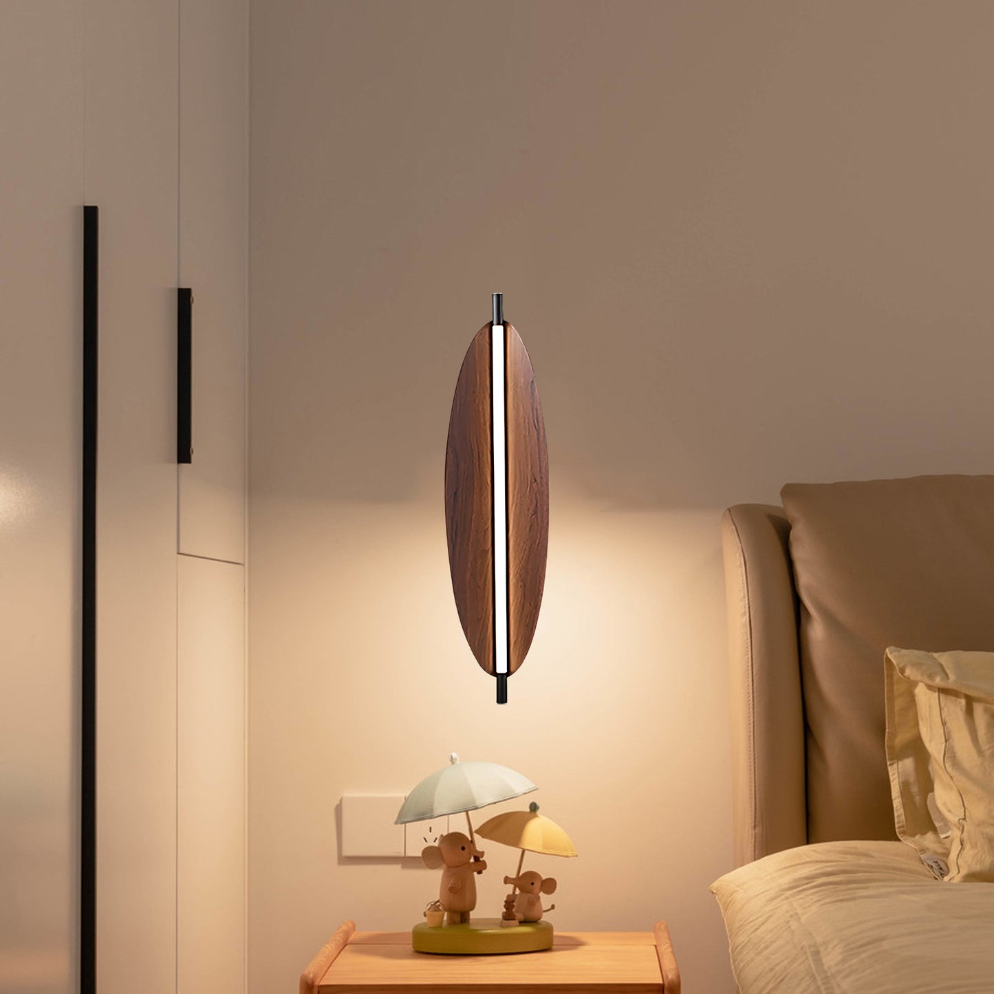 Sleek Electric Metal Board Sconce