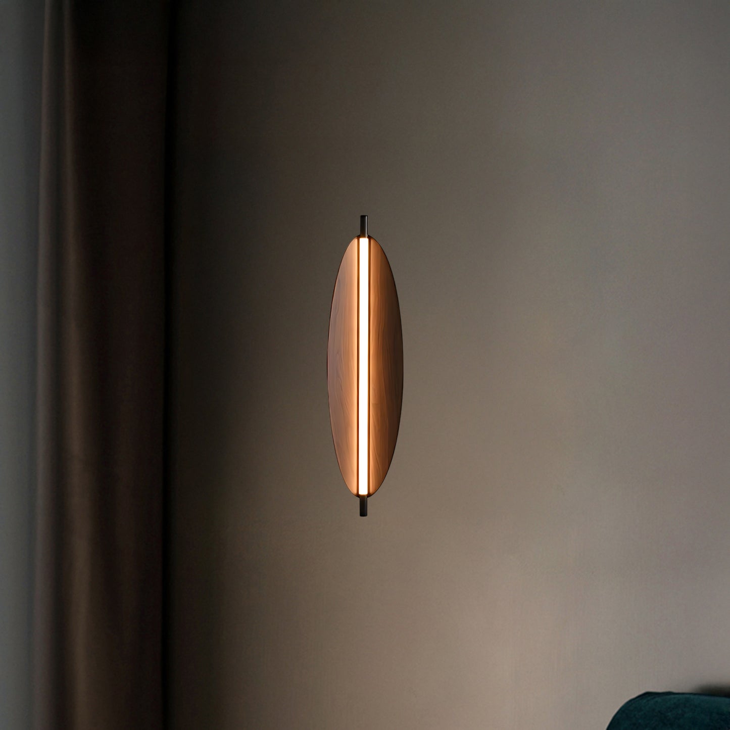 Sleek Electric Metal Board Sconce