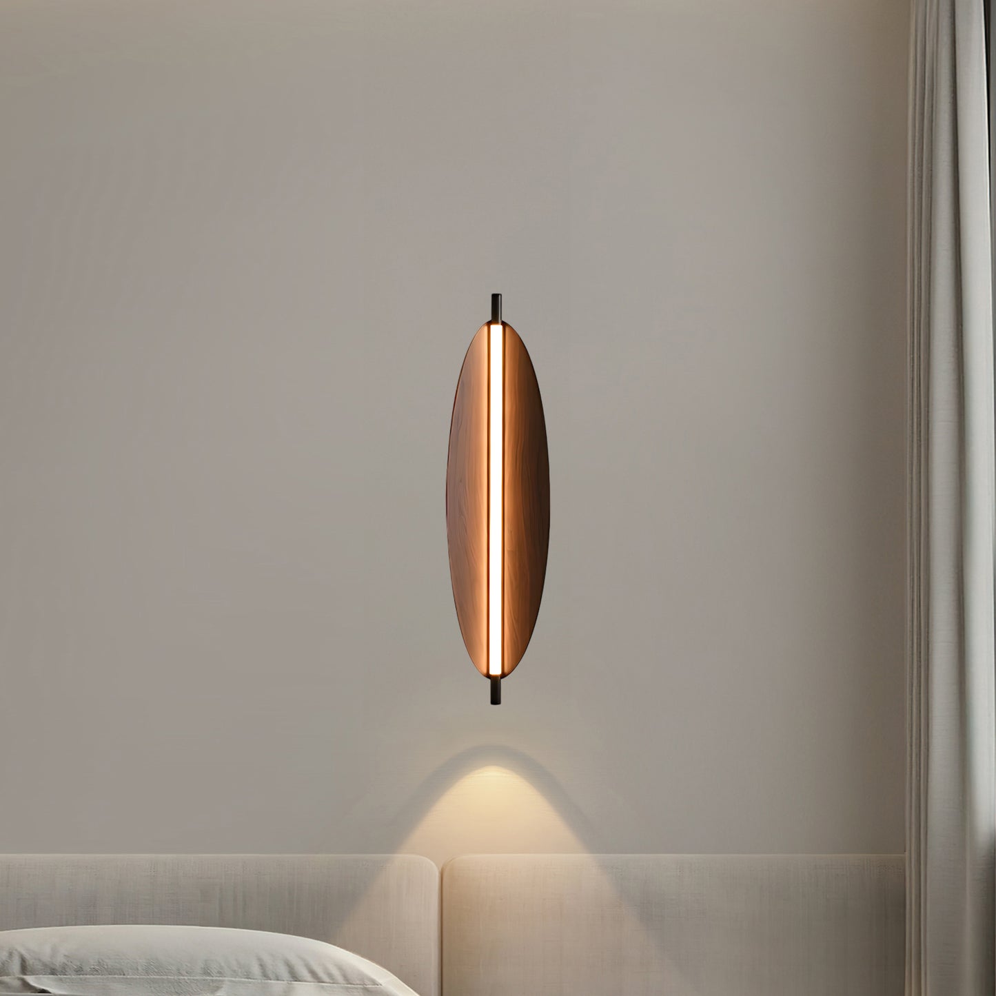 Sleek Electric Metal Board Sconce