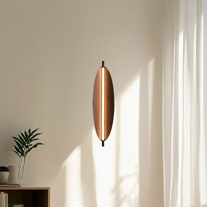 Sleek Electric Metal Board Sconce