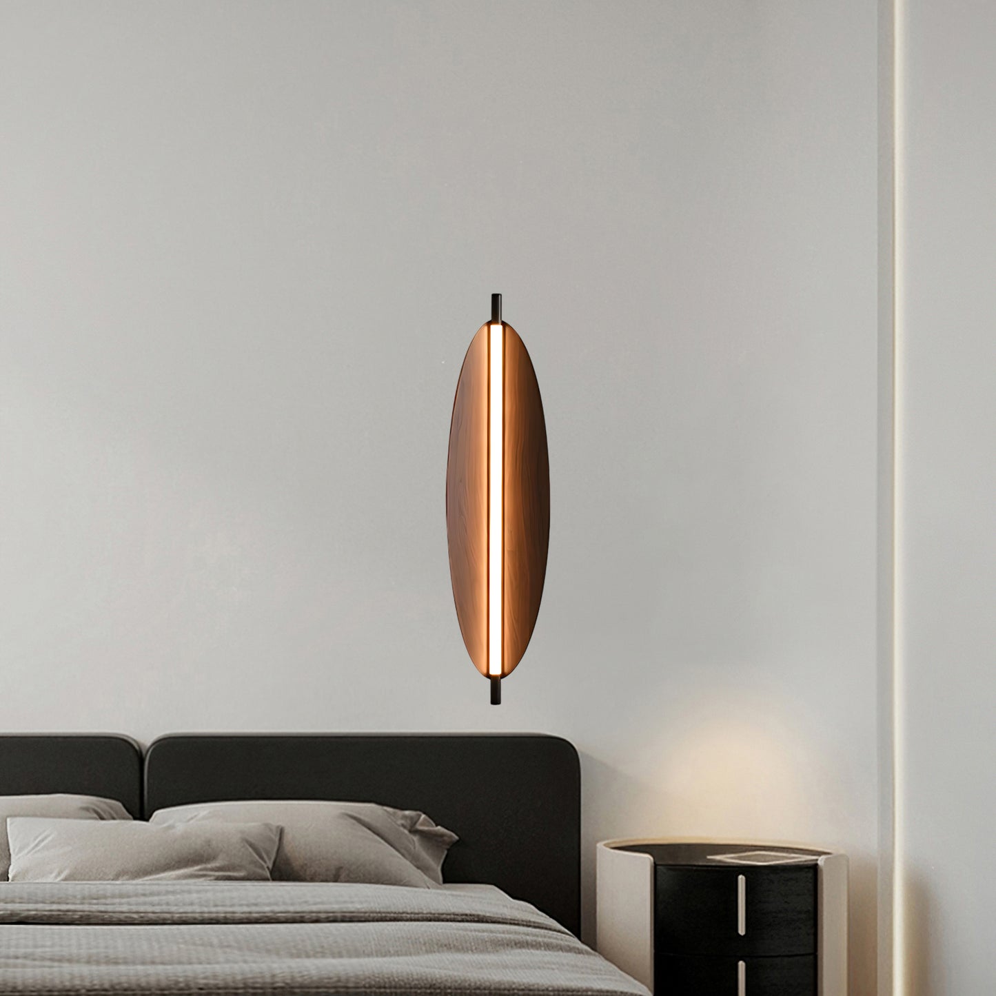 Sleek Electric Metal Board Sconce