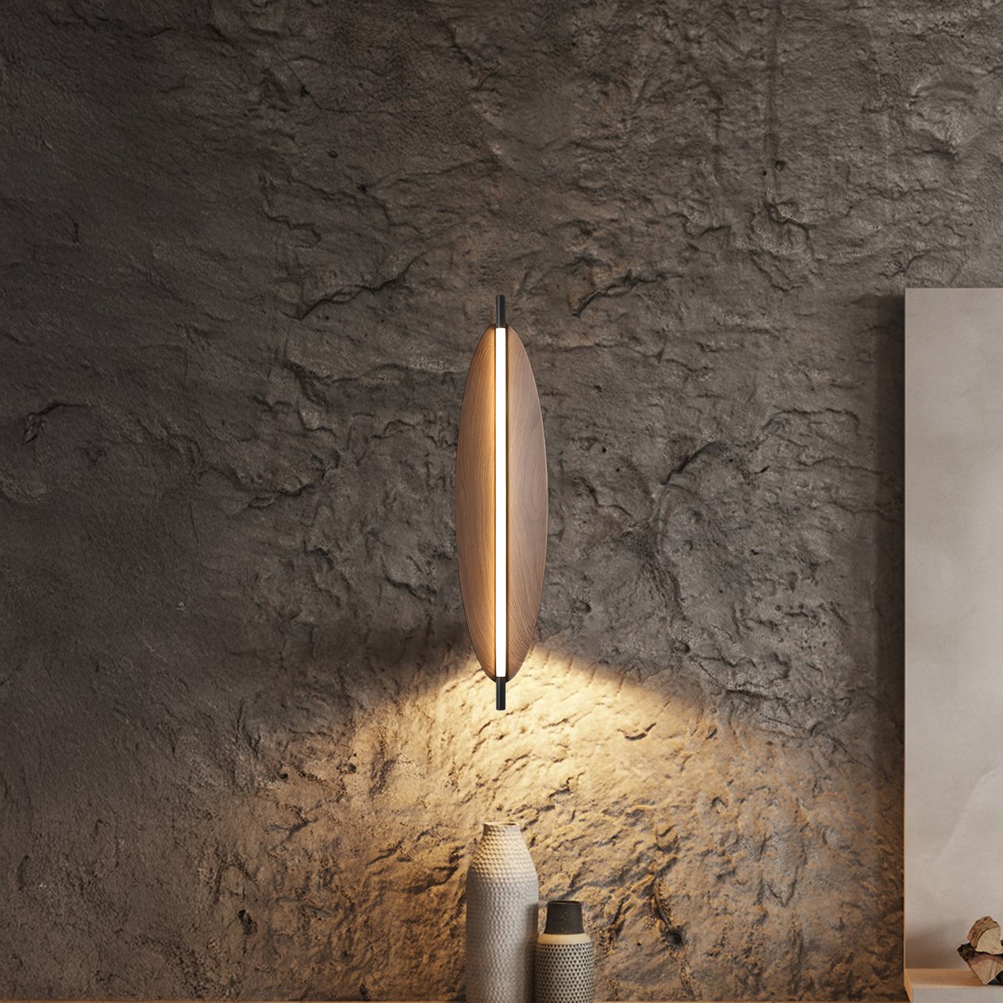 Sleek Electric Metal Board Sconce