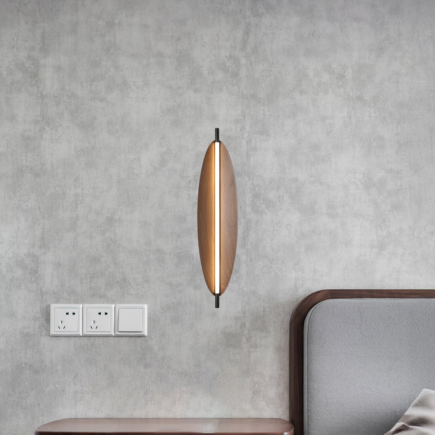 Sleek Electric Metal Board Sconce