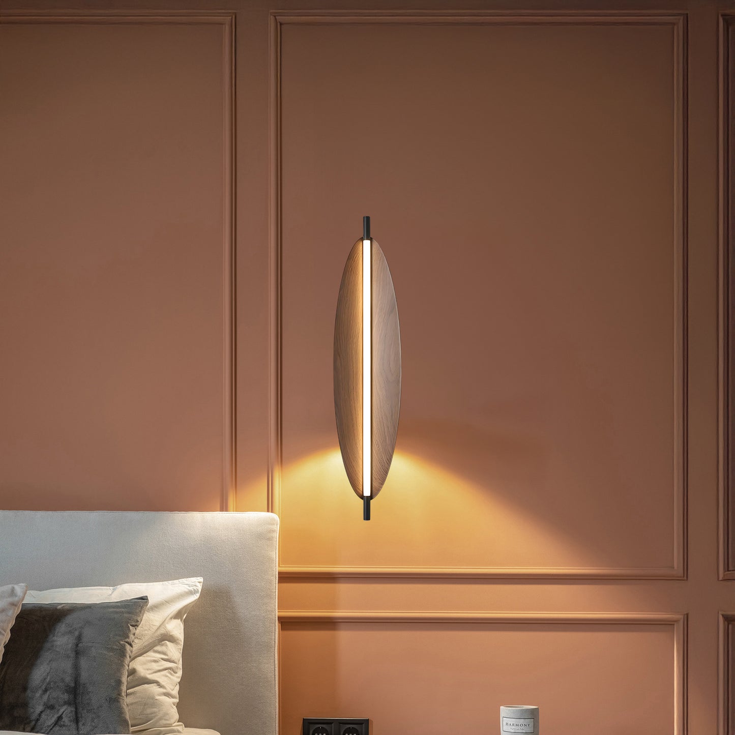 Sleek Electric Metal Board Sconce