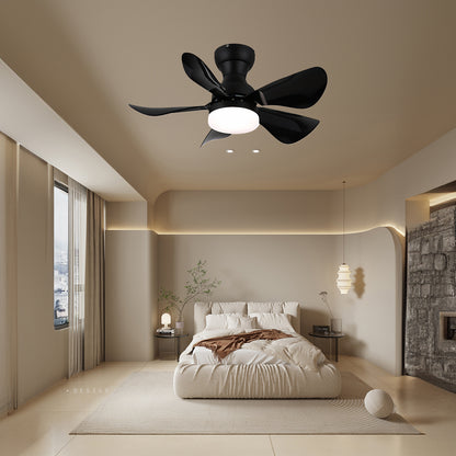 Small Arilia 29 Modern Metal Ceiling Fan Light