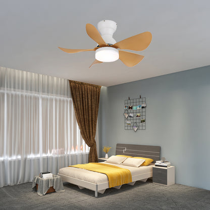 Small Arilia 29 Modern Metal Ceiling Fan Light