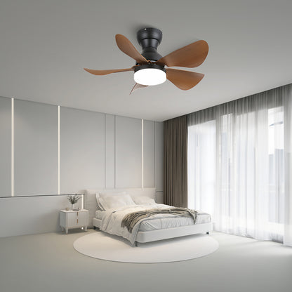 Small Arilia 29 Modern Metal Ceiling Fan Light