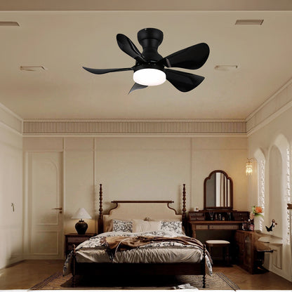 Small Arilia 29 Modern Metal Ceiling Fan Light