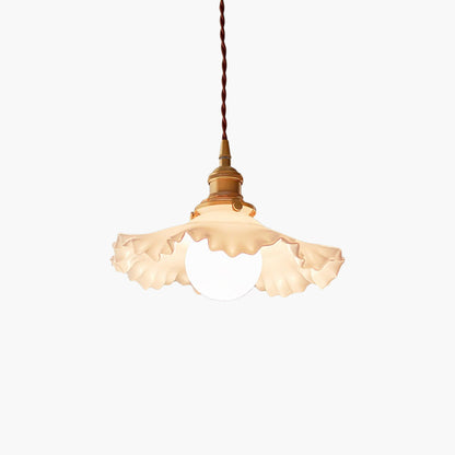 Small Floral Modern Crystal Pendant Lamp