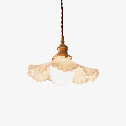 Small Floral Modern Crystal Pendant Lamp