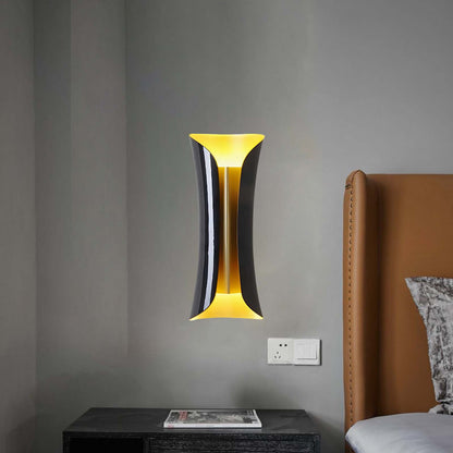 Small Waist Minimalist Metal Wall Lamp