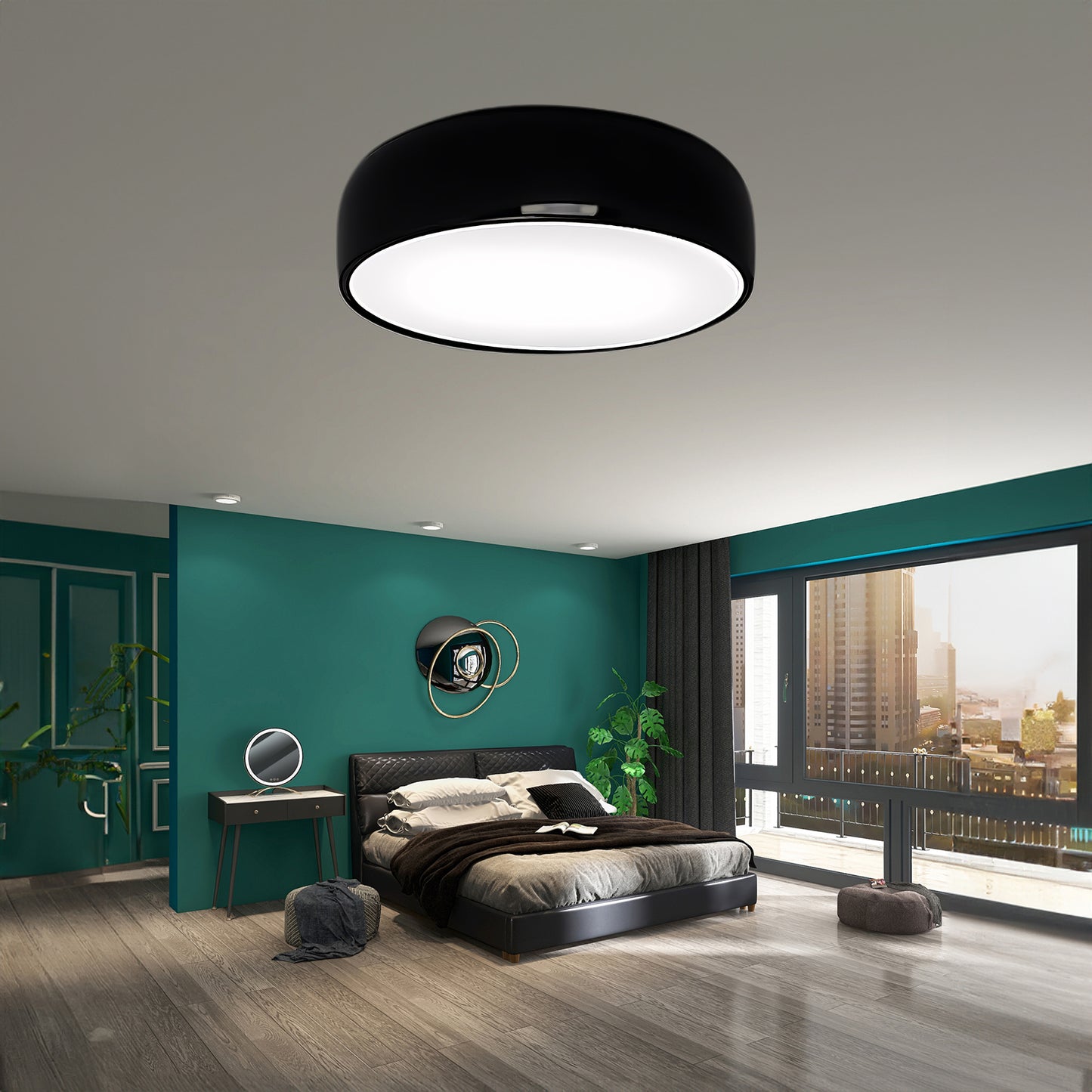 Smithfield Minimalist Steel Ceiling Light