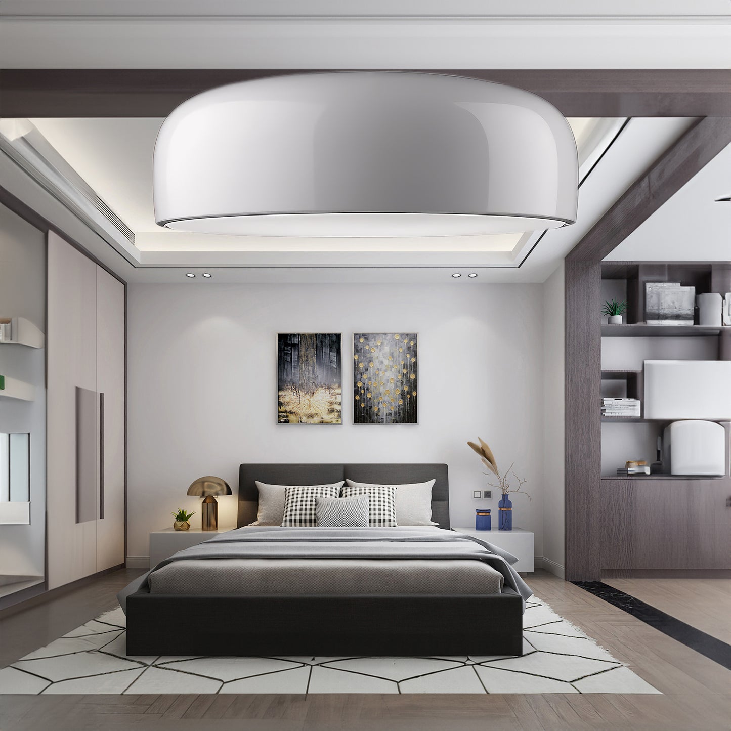 Smithfield Minimalist Steel Ceiling Light