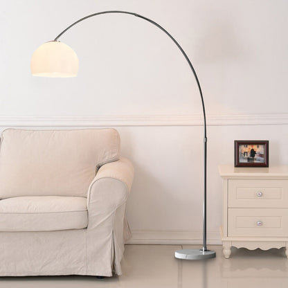 Sneedville Arched Art Deco Steel Floor Lamp