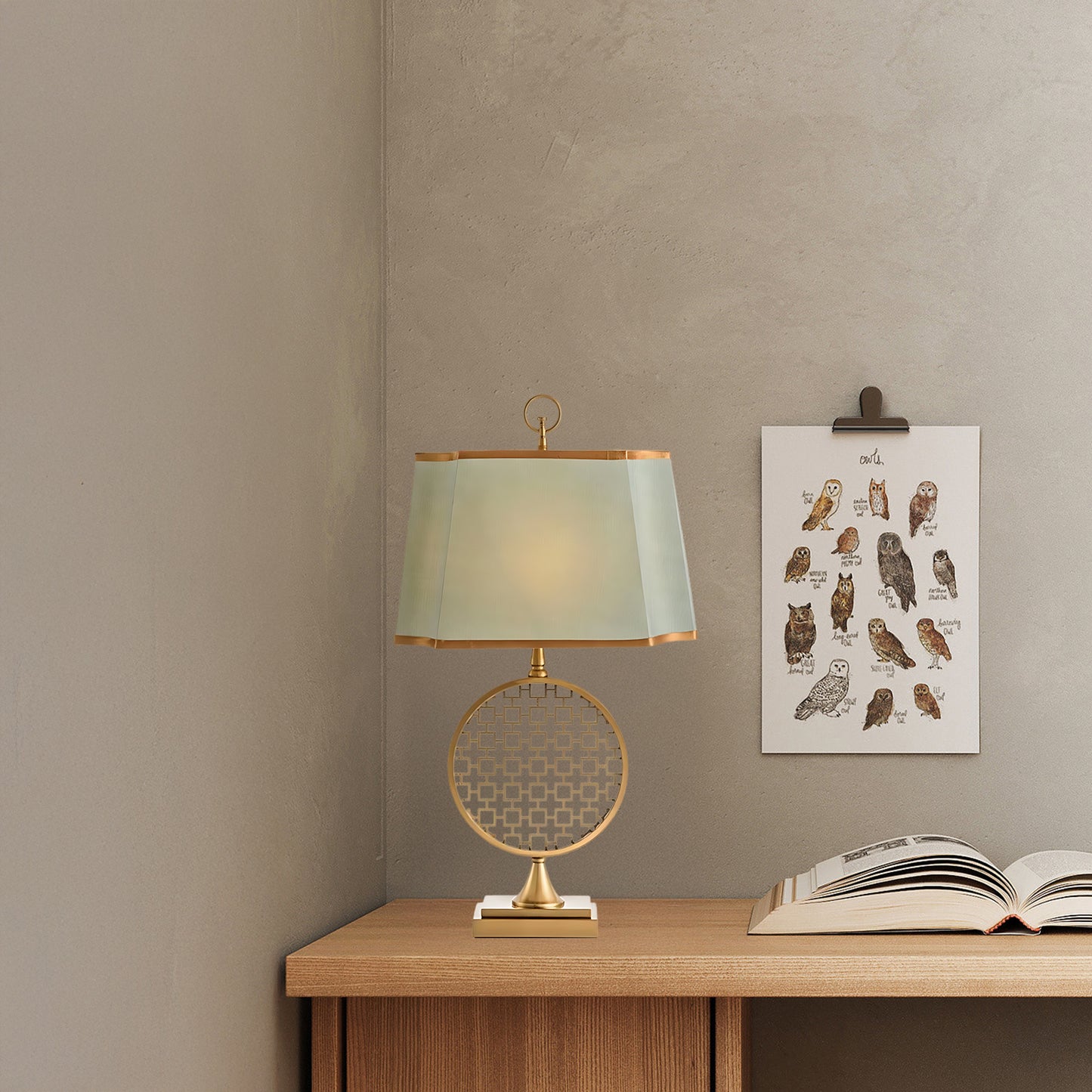 Soho Eclectic Metal Table Lamp