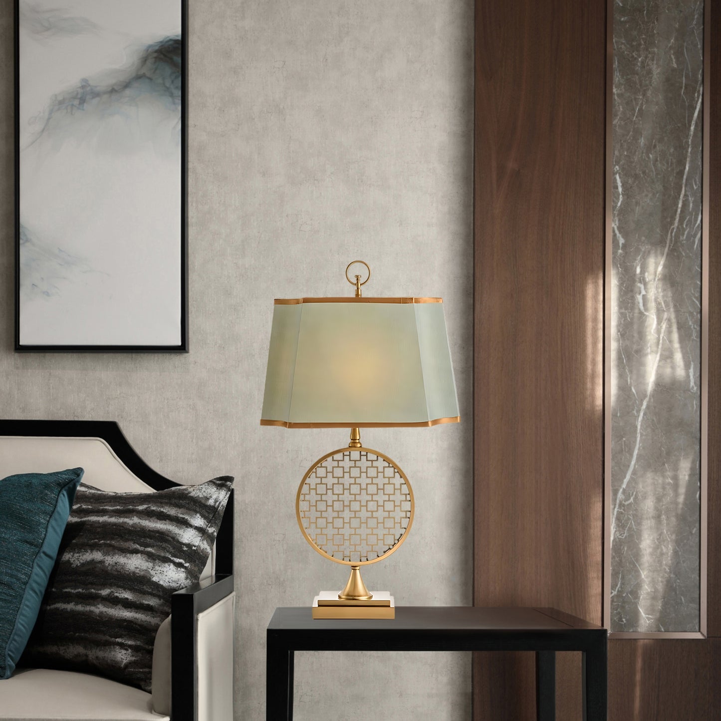 Soho Eclectic Metal Table Lamp