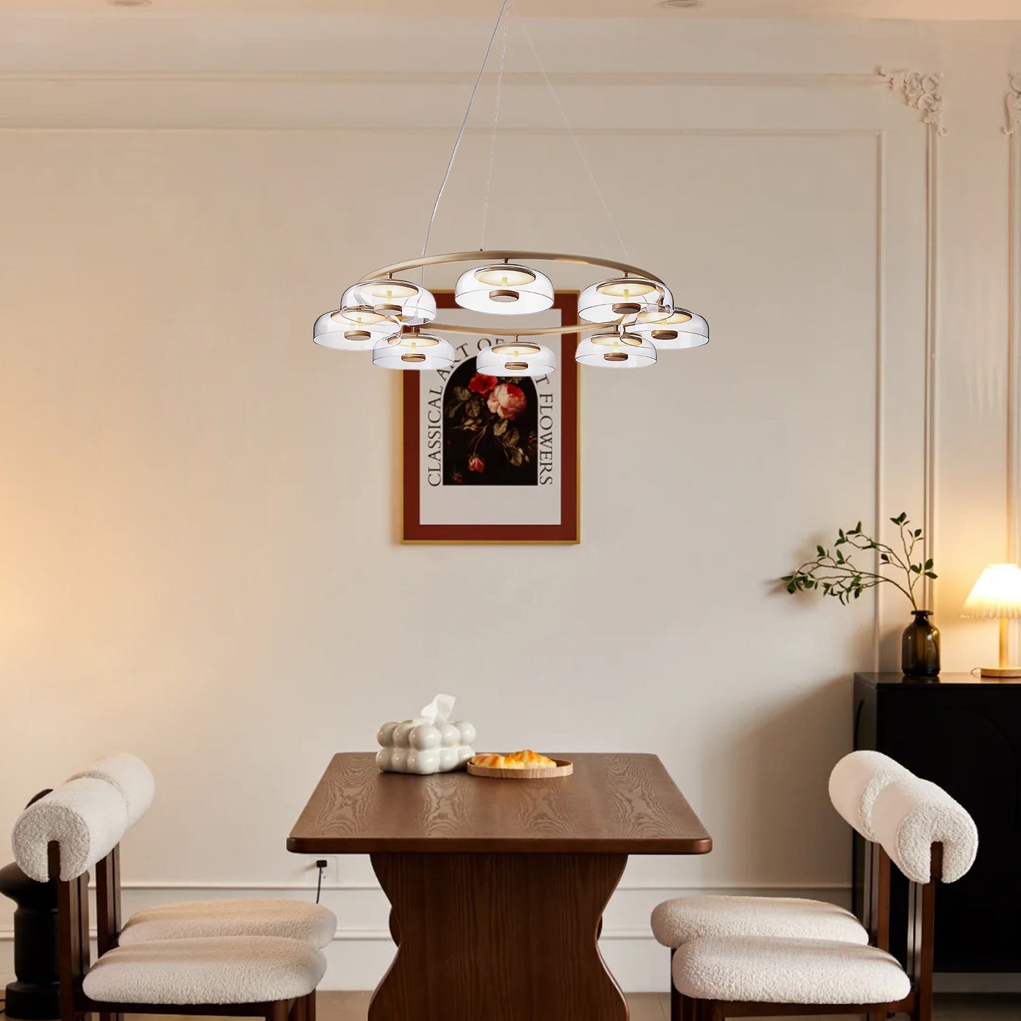 Solara Eclectic Crystal Chandelier