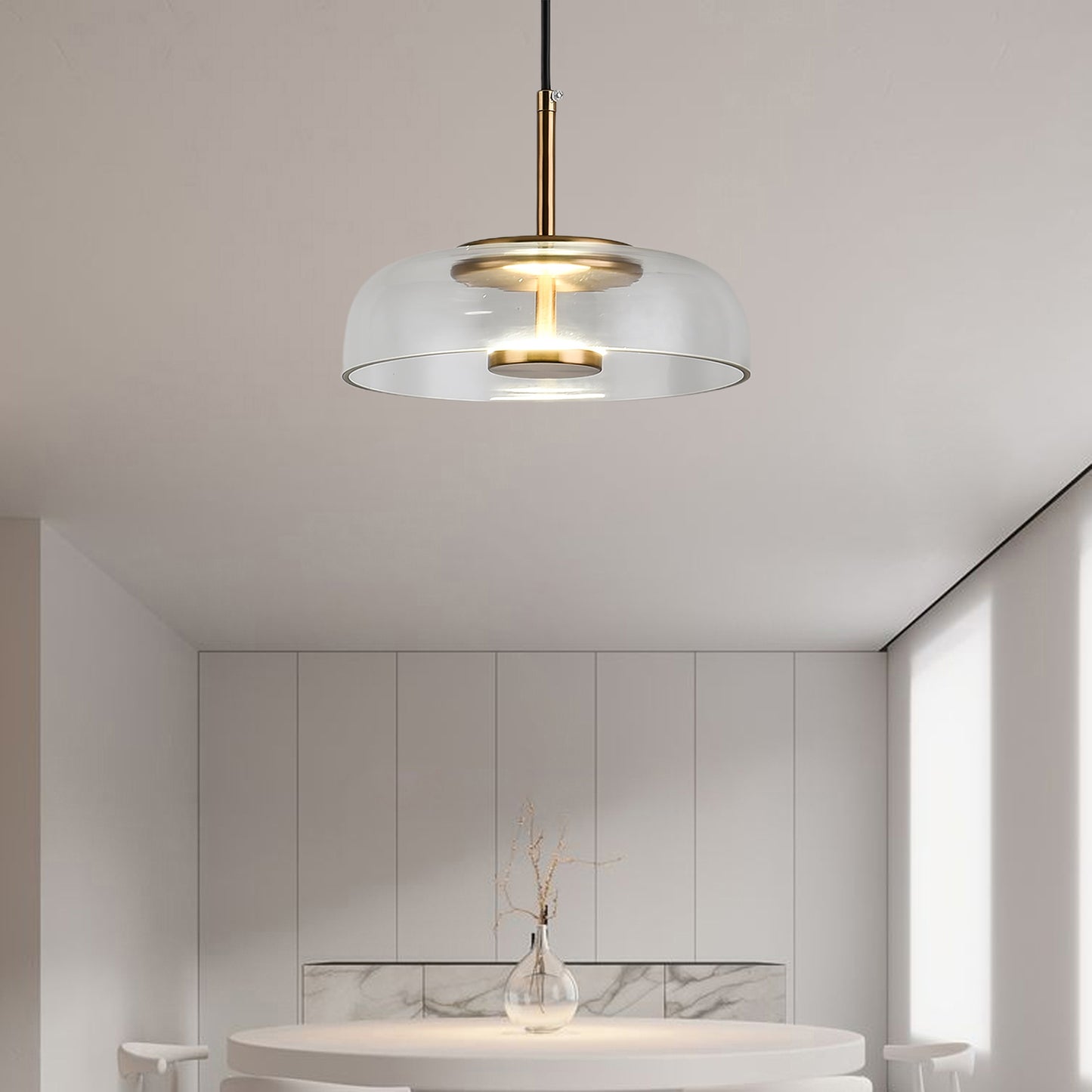 Solara Modern Crystal Pendant Lamp