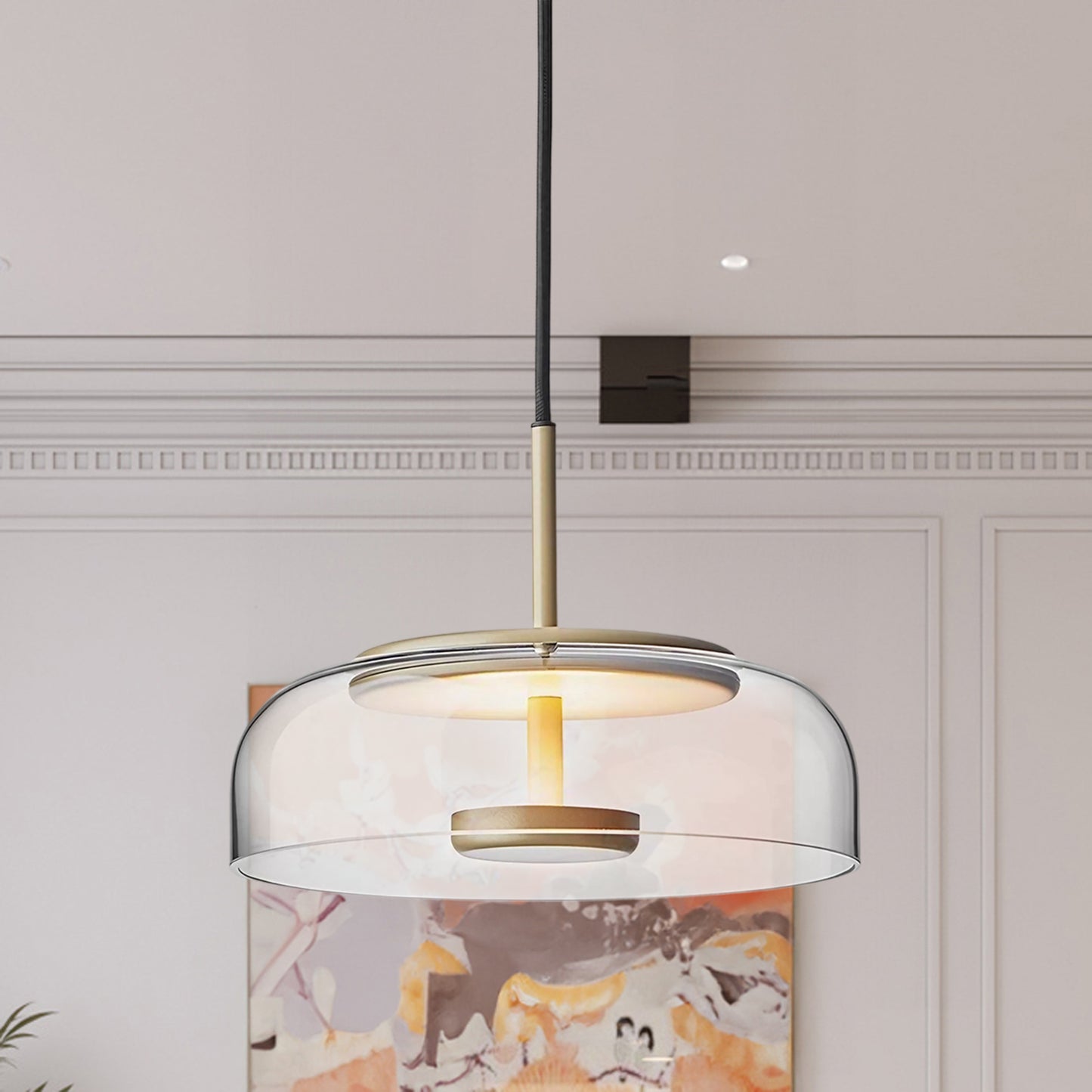 Solara Modern Crystal Pendant Lamp