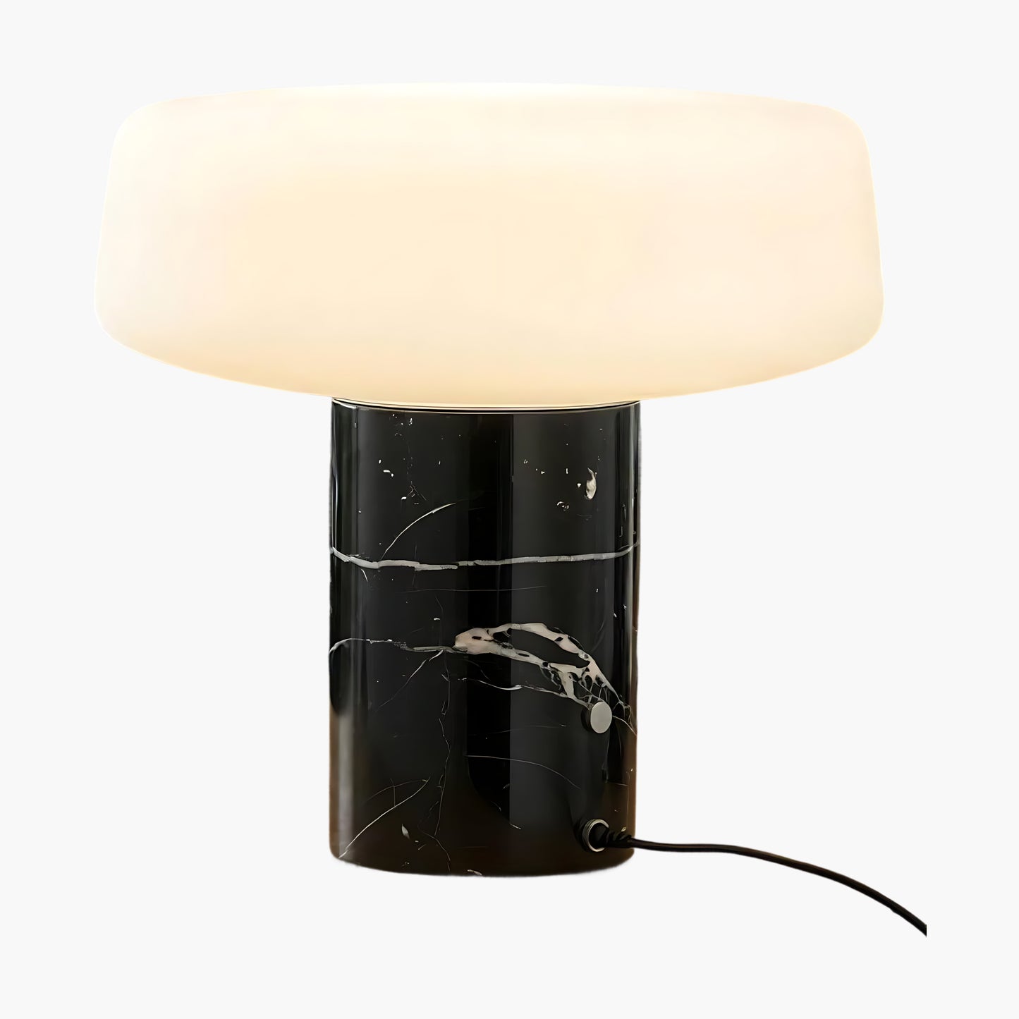 Solid Art Deco Crystal Table Light