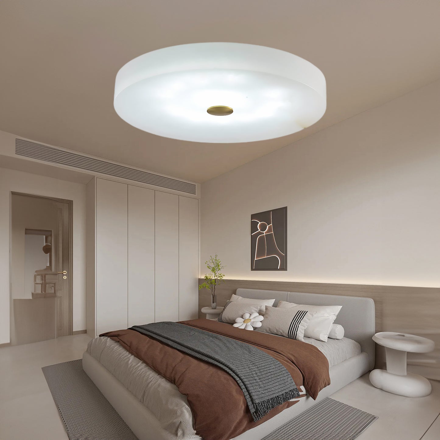 Sophie Alabaster Modern Metal Ceiling Lamp