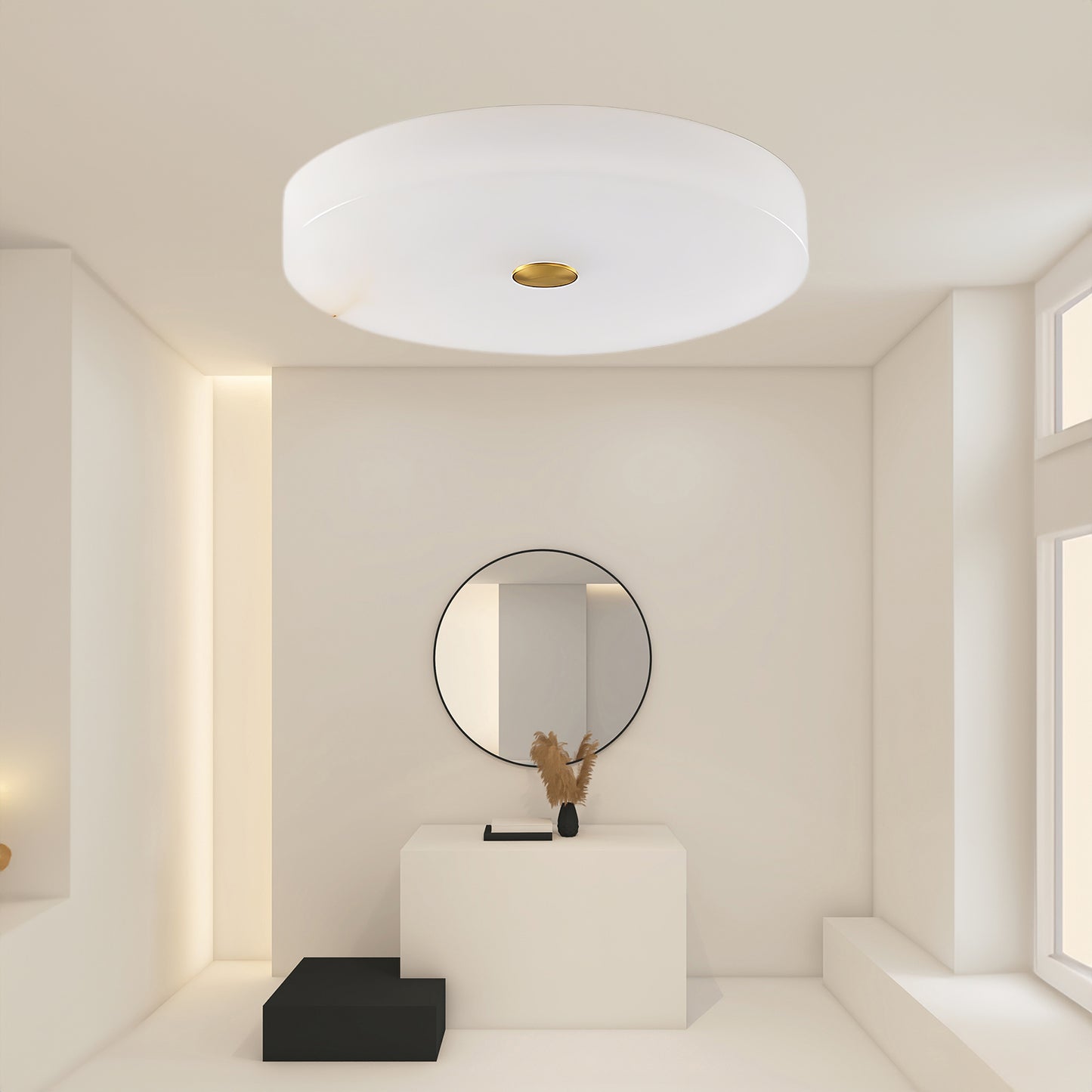 Sophie Alabaster Modern Metal Ceiling Lamp