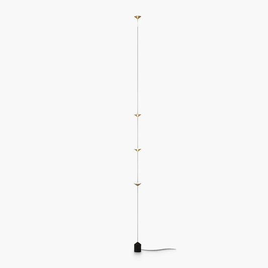 Soreluna Contemporary Crystal Floor Lamp