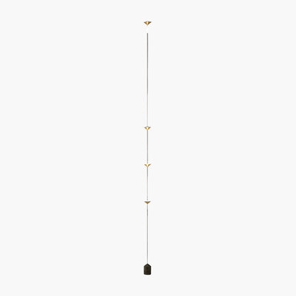 Soreluna Contemporary Crystal Floor Lamp