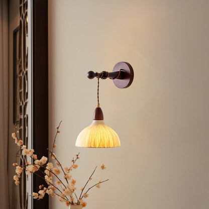 Soren Luxury Wood Wall Lamp