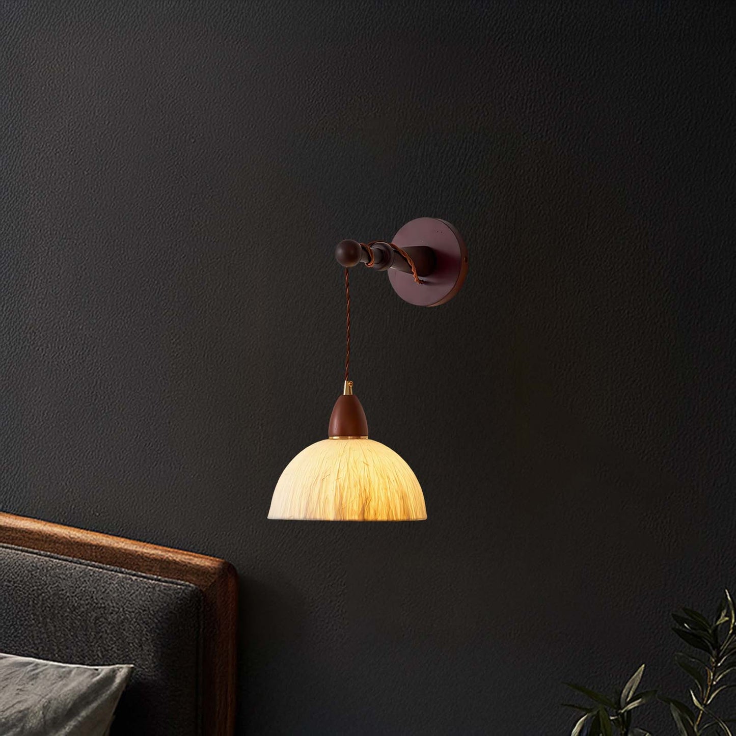 Soren Luxury Wood Wall Lamp