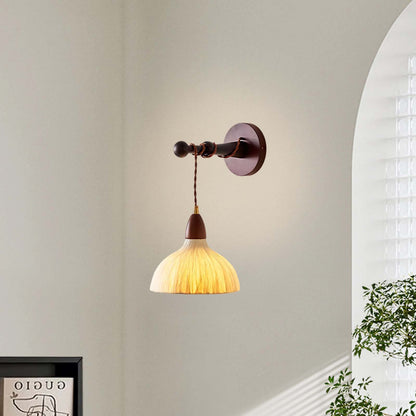 Soren Luxury Wood Wall Lamp