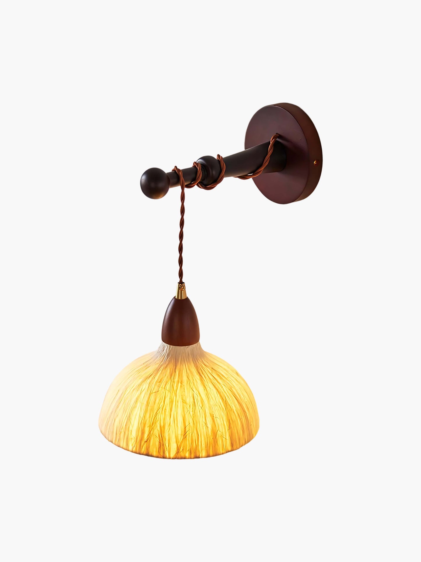 Soren Luxury Wood Wall Lamp