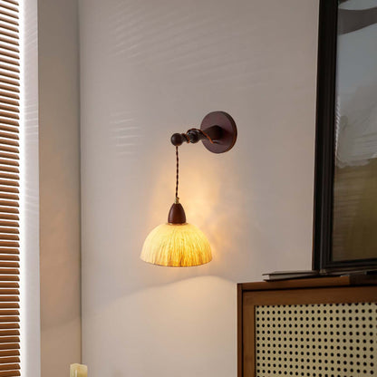 Soren Luxury Wood Wall Lamp