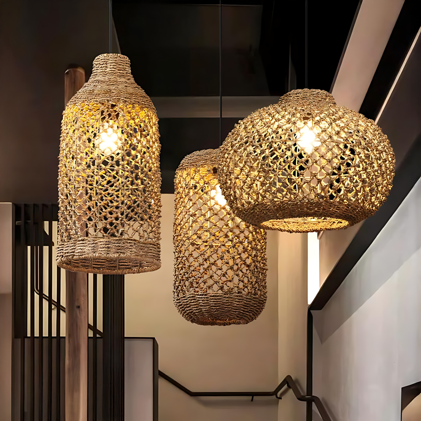 Southeast Rattan Feast Pendant Lamp