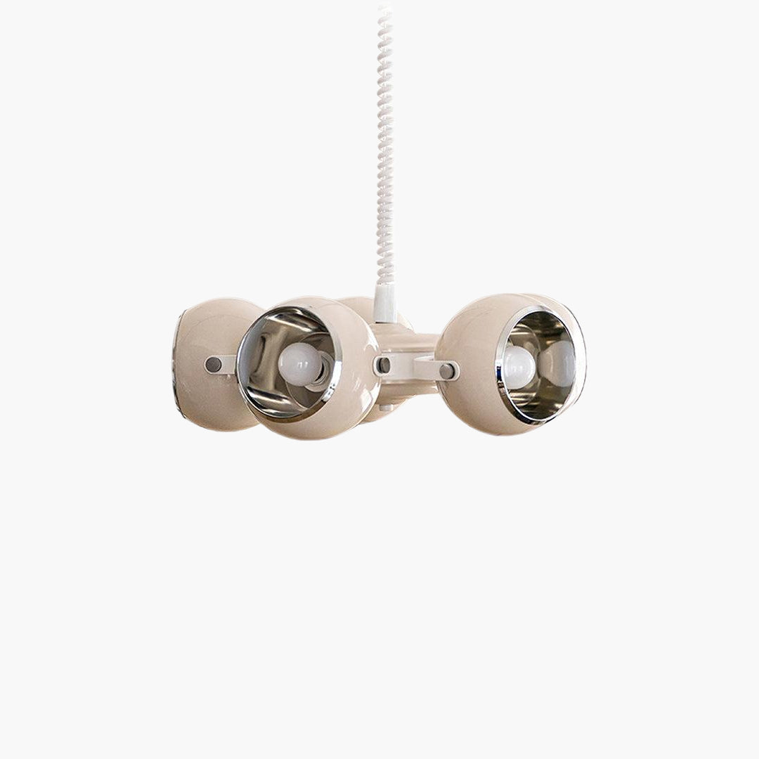 Space Age Minimalist Metal Pendant Lamp