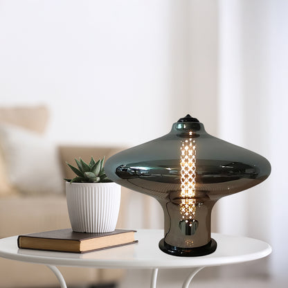 Space Age Contemporary Crystal Table Lamp